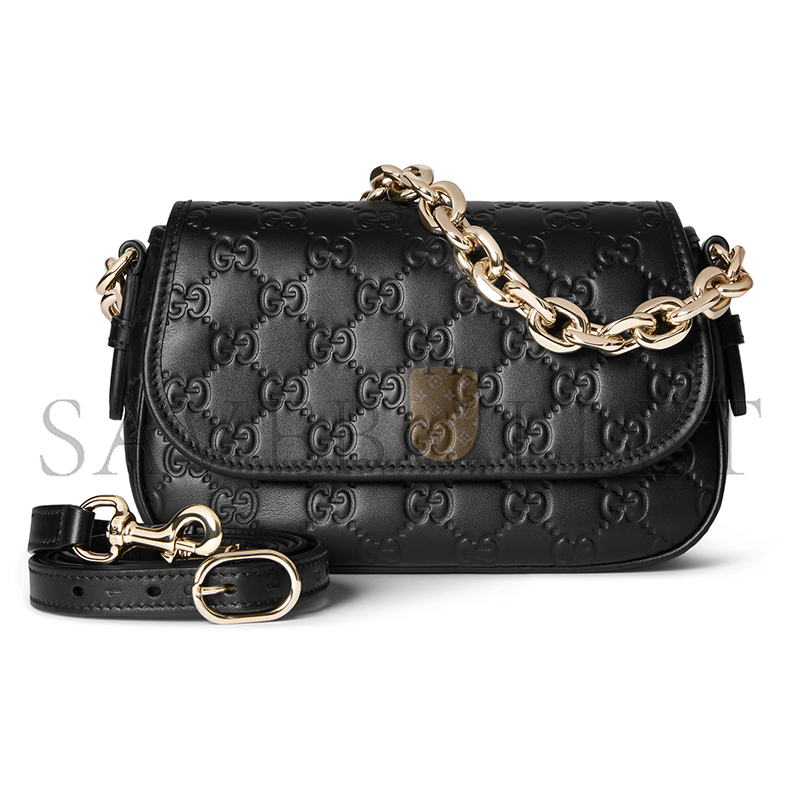 G*u*i gg emblem small shoulder bag 847448 aafdv 1000 (20.5*13*7cm)